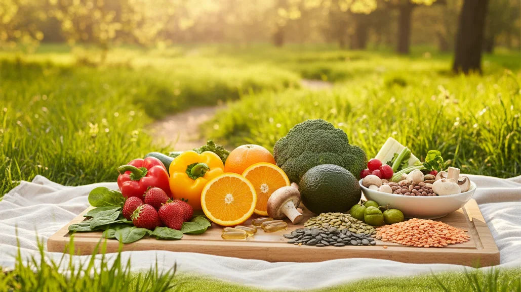 İlkbaharda Enerji ve Bağışıklık İçin Vitaminler