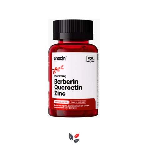 Anocin Berberine Quercetin Zinc 30 Kapsül