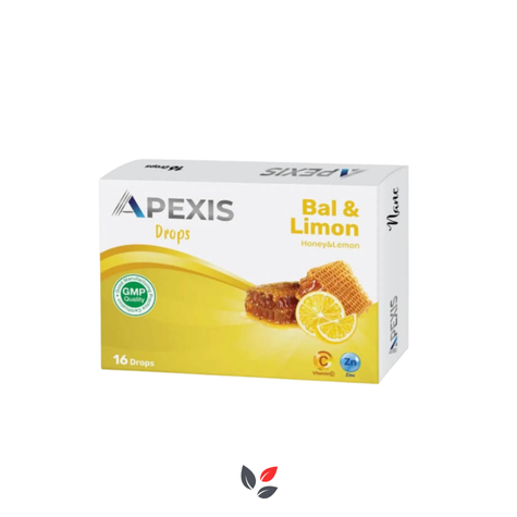 Apexis Drops Bal Limon Aromalı 16 Adet