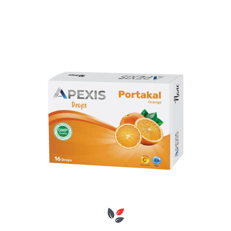 Apexis Drops Portakal Aromalı Pastil 16'lı