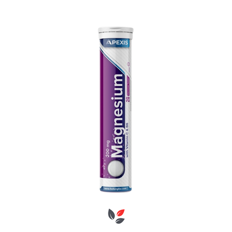 Apexis Magnezyum Vitamin C & B6 20 Efervesan Tablet
