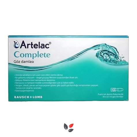 Bausch&Lomb Artelac Complete Göz Damlası 0.5 ml x 30'lu Flakon SKT 05/2026