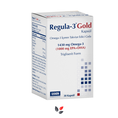 Assos Regula 3 Gold Omega 3 1250 mg 30 Kapsül