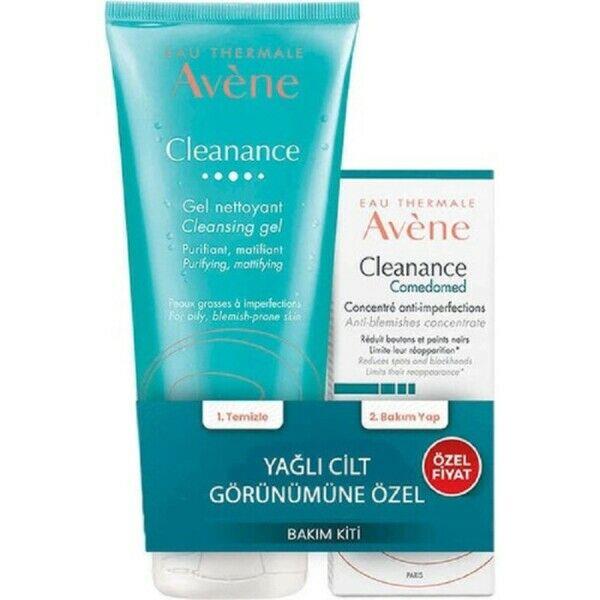 Avene Cleanance Yağlı Ciltlere Özel 200 ml Jel + 30 ml Krem Bakım Seti