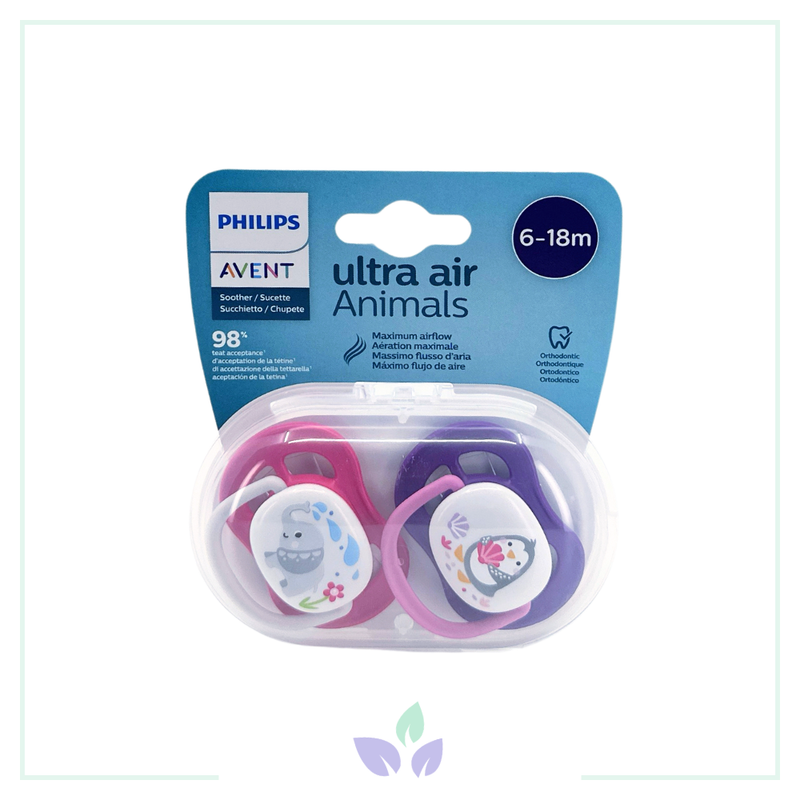 Philips Avent Scf080/08 Ultra Air Silikon Emzik 6-18 Ay Kız