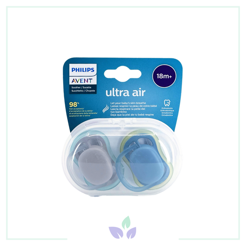 Philips Avent Scf349/01 Ultra Air Silikon Emzik 2li 18+ Ay Nighttime Renkli