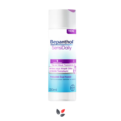 Bepanthol SensiDaily 200 ml Yüz ve Vücut Temizleme Jeli