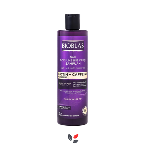 Bioblas Biotin & Caffeine 400 ml Saç Dökülmesine Karşıtı Şampuan