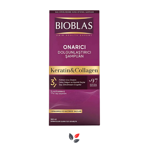 Bioblas Hair Health Onarıcı Collagen Yıpranmış Saçlar Şampuan 360 ml