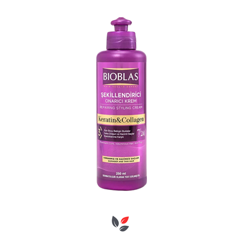 Bioblas Keratin + Collagen Şekillendirici Saç Bakım Kremi 250 ml