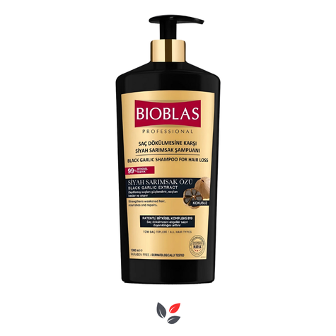 Bioblas Saç Dökülmesine Karşı Siyah Sarımsak Şampuanı 1000 ml