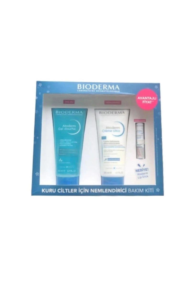 Bioderma Kuru Ciltler İçin Nemlendirici Bakım Kiti 3'lü