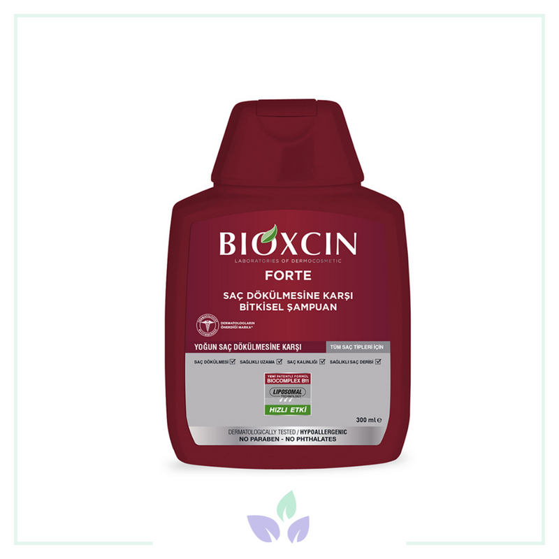 Bioxcin Forte Saç Dökülmesine Karşı Bitkisel Şampuan 300 ml