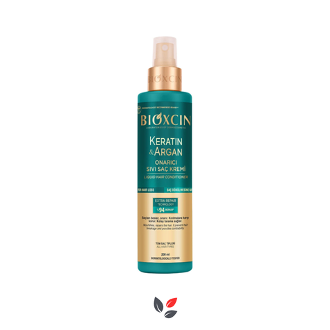 Bioxcin Keratin & Argan Onarıcı Sıvı Saç Bakım Kremi 200 ml - Yıpranmış Ve Hassas Saçlar