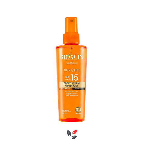 Bioxcin Sun Care 200 ml 15 Faktör Bronzlaştırıcı Yağ