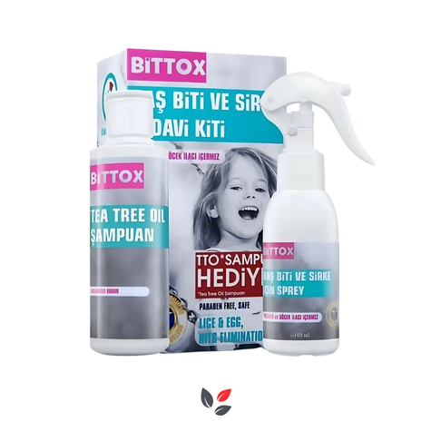 Bittox Bit Spreyi 100 ml + TTO Şampuan 150 ml + Metal Tarak Hediyeli