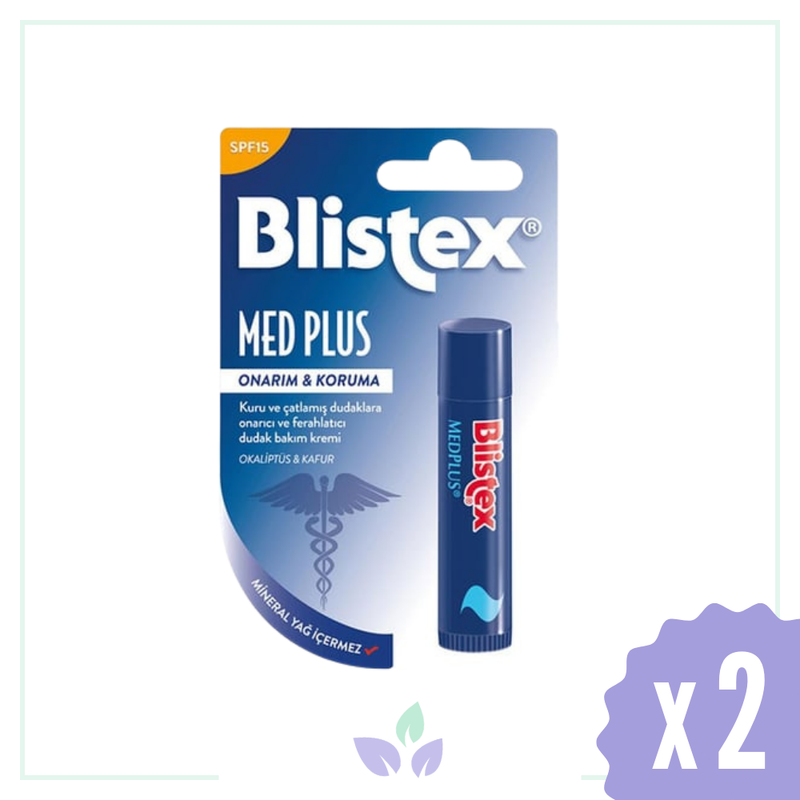 Blistex Lip Stick Med Plus 2 Adet