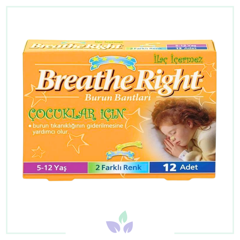 Breathe Right Burun Bantları Çocuklar İçin 12 Adet