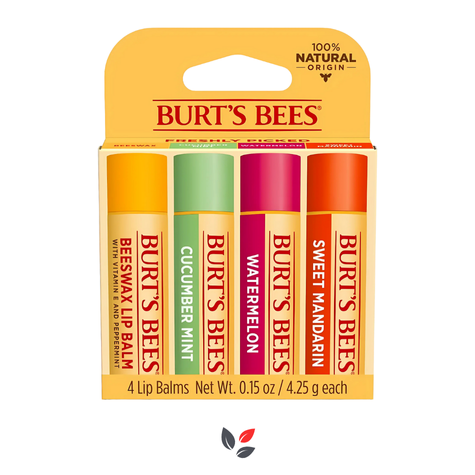 Burt's Bees Lip Balm Assorted 4'lü Pack 4.25Gr