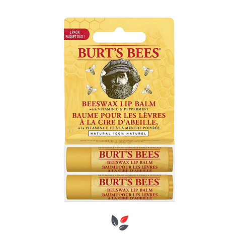 Burt's Bees Lip Balm Beeswax 4.25 Gr 2'li