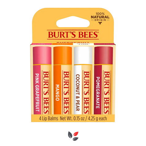 Burt's Bees Lip Balm Superfruit 4'lü Pack 4.25Gr