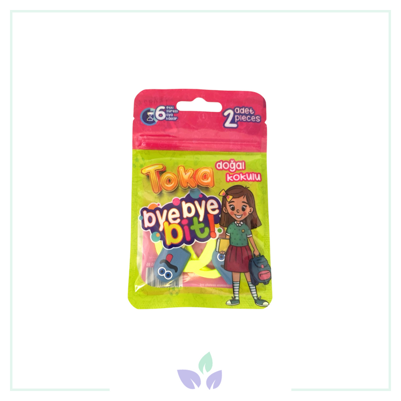 Bye Bye Bit Doğal Kokulu Havlu Bit Tokası 2 li