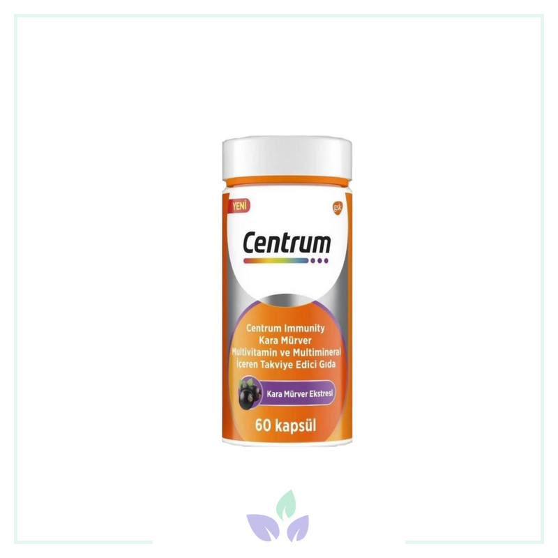 Centrum Immunity Kara Mürver Multivitamin ve Mineral 60 Kapsül