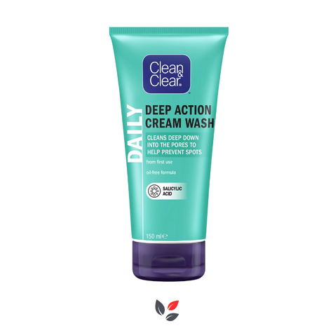 Clean Clear Deep Action Cream Wash 150 ml