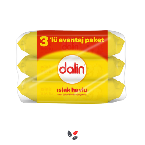 Dalin 56 Yaprak 3'lü Paket Islak Mendil