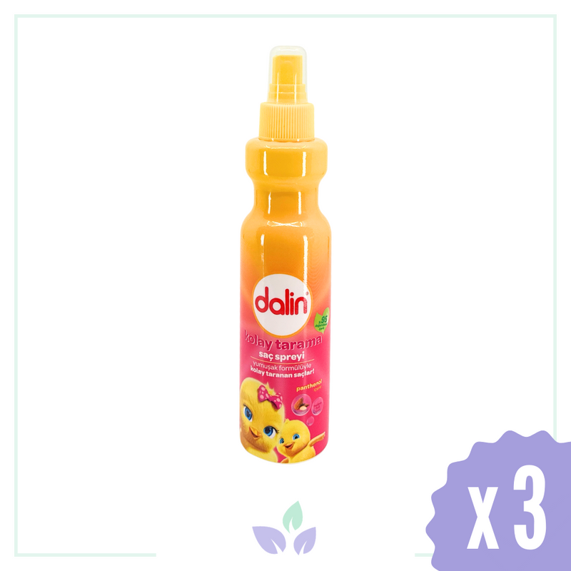 Dalin Kolay Saç Tarama Spreyi Badem Özlü 200 ml x 3 adet
