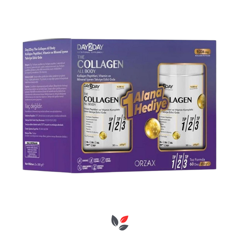 Orzax Day2Day The Collagen All Body 300 gr 1 Alana 1 Bedava