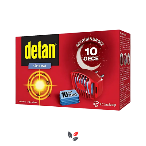 Detan Süper Mat Cihaz + 10'Lu Tablet Yedek