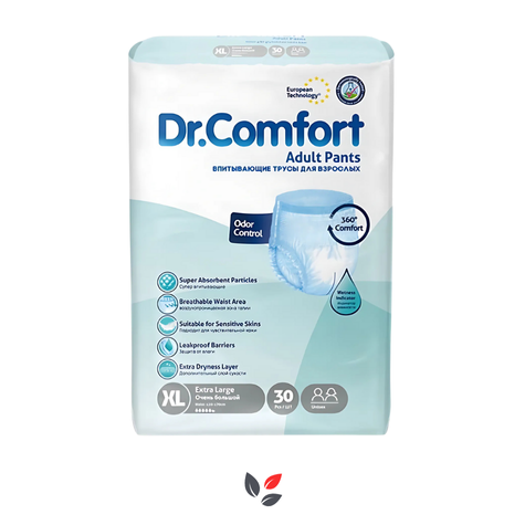 Dr. Comfort Emici Bağlama Tekstil Hasta Bezi xLarge 30'lu
