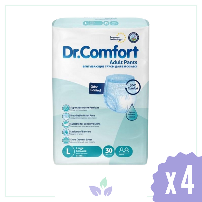 Dr Comfort Emici Külot Hasta Bezi Large Beden 4 Adet