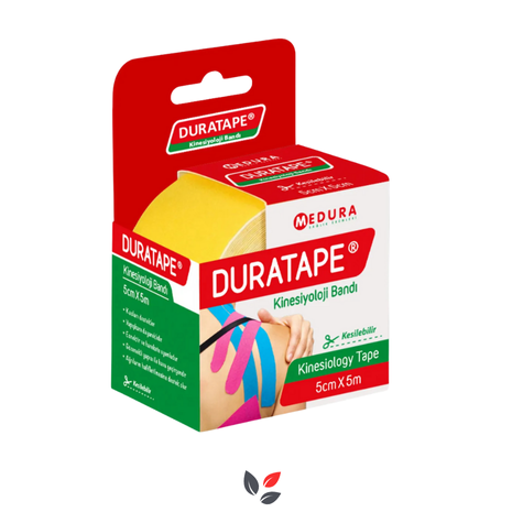 Duratape Kinesiyoloji Bandı Sarı 5x5 cm