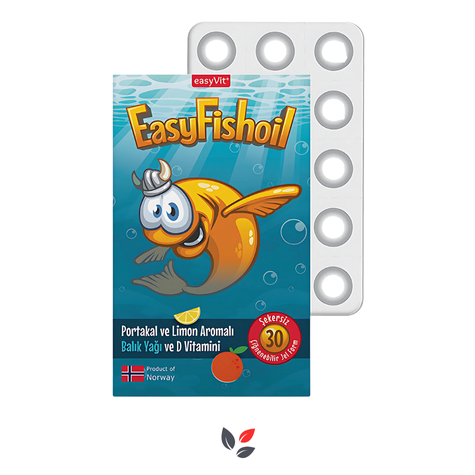 EasyFishoil Omega 3 30 Çiğnenebilir Jel Tablet