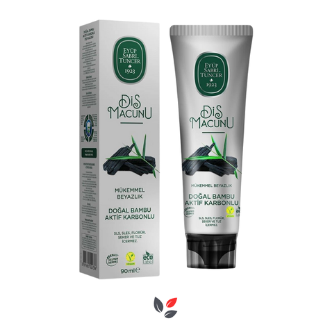 Eyüp Sabri Tuncer Doğal Bambu Aktif Karbonlu Beyazlatıcı 90 ml Florürsüz Diş Macunu