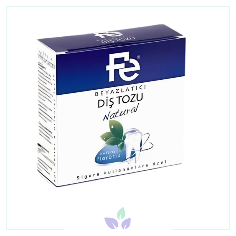 Fe Naneli Beyazlatıcı Diş Tozu Smokers 50 gr