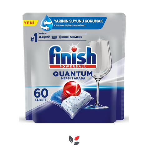Finish Quantum Bulaşık Makinesi Tableti 60'lı