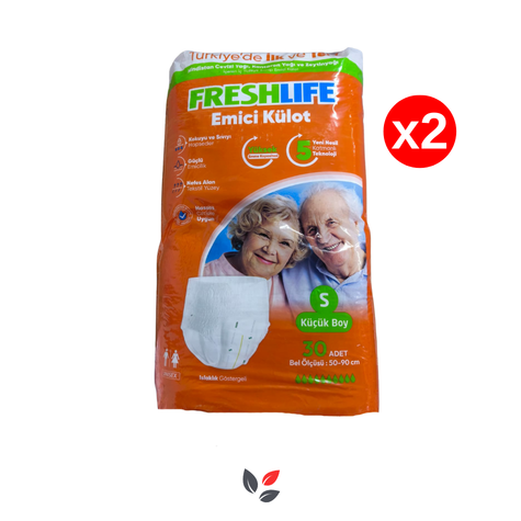 Freshlife Emici Külot Hasta Bezi Small 30'lu - 2 Adet