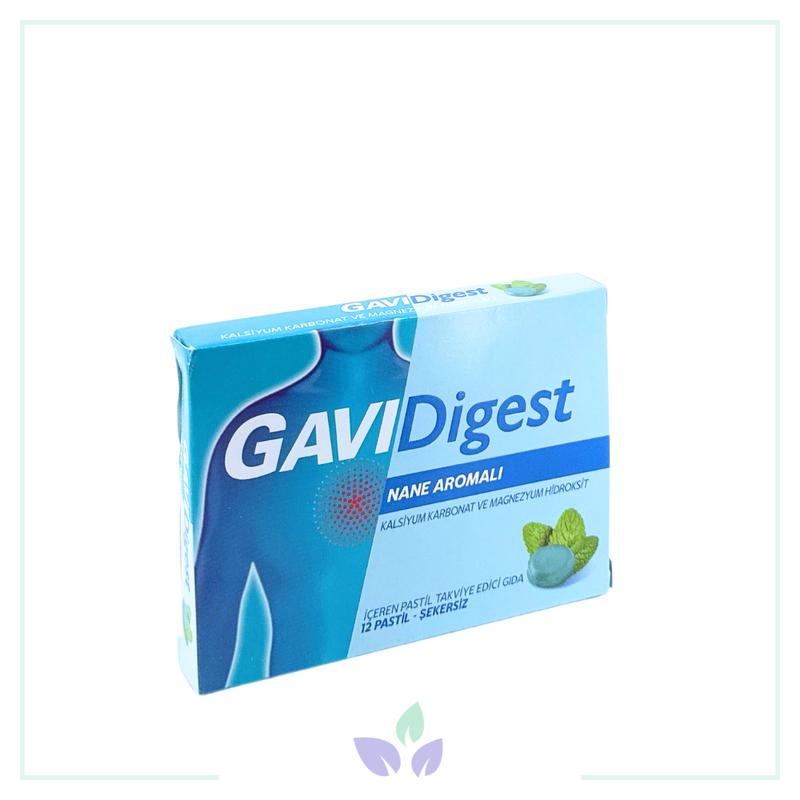 Gavidigest Nane Aromalı Şekersiz 12 Pastil