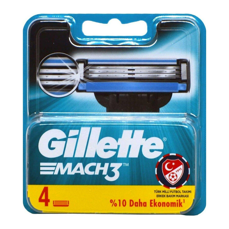 Gillette Mach3 Yedek Tıraş Bıçağı 4'lü