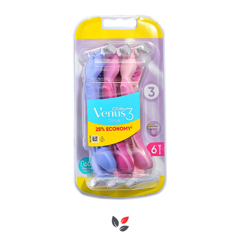 Gillette Venus Colors 6 lı Tıraş Bıçağı
