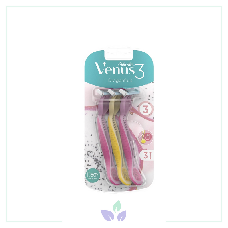 Gillette Venus Dragonfruit Tıraş Bıçağı 3lü