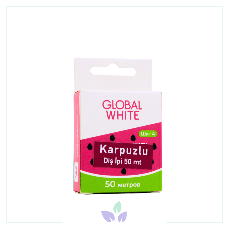 Global White Diş İpi Karpuzlu 50 mt