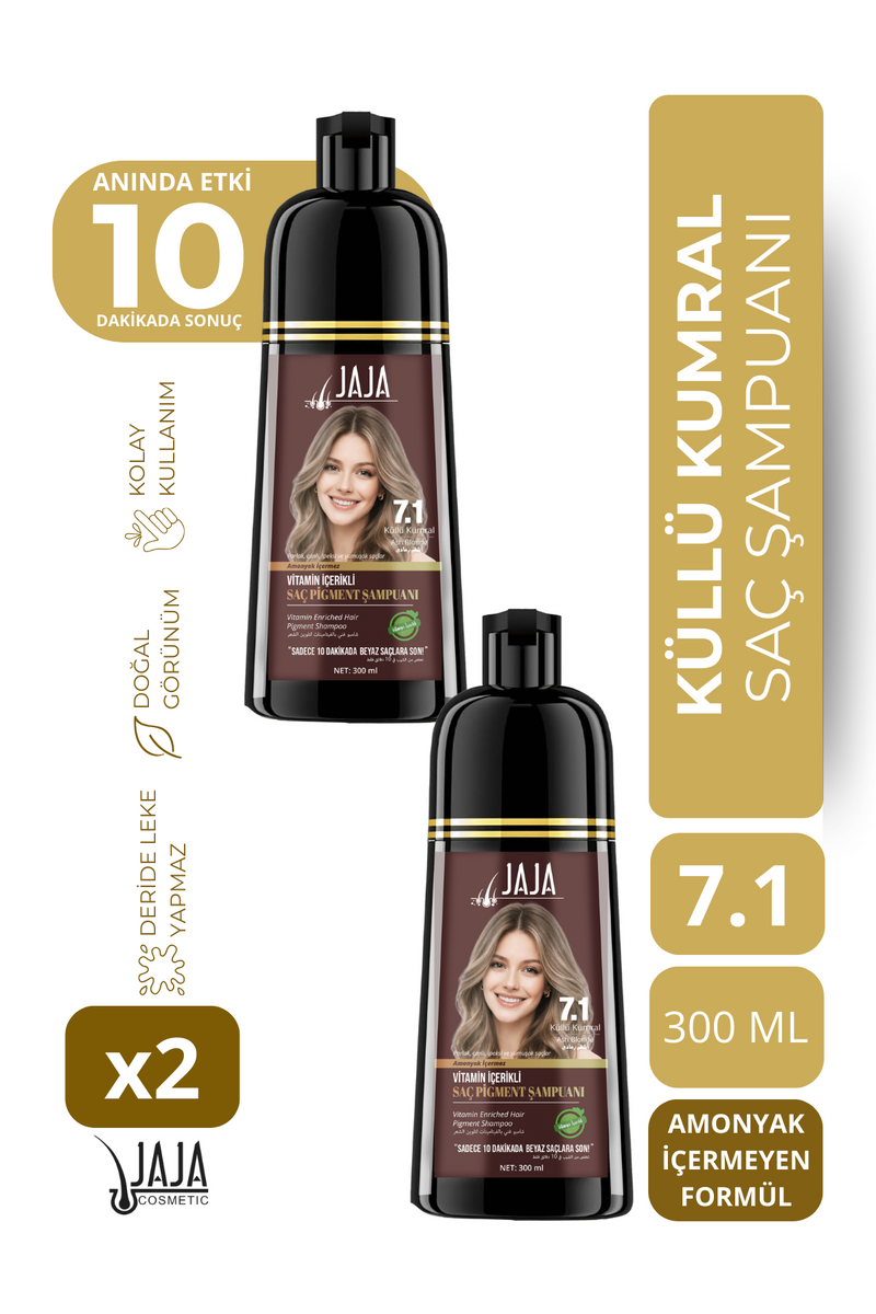 Jaja 7.1 Küllü Kumral Şampuan 300 ml - 2 Adet