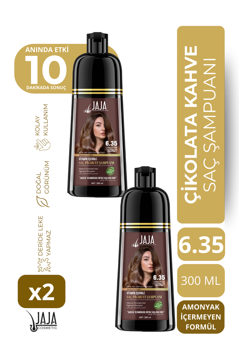 Jaja Şampuan 300 ml- 6.35 Çikolata Kahve - 2 Adet