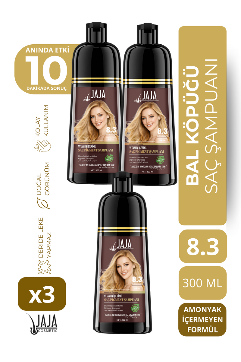 Jaja Şampuan 300 ml- 8.3 Balköpüğü - 3 Adet
