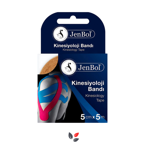 JenBol Kinesiyoloji Ağrı Bandı 5cm x 5m Turuncu