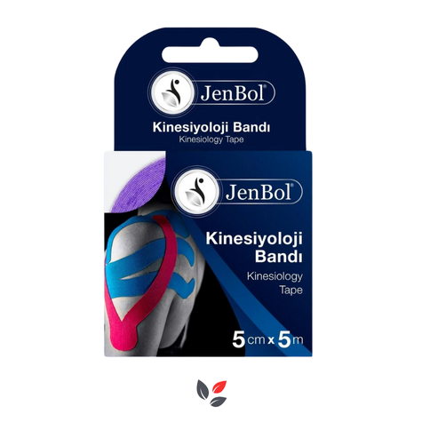 JenBol Kinesiyoloji Ağrı Bandı 5cm x 5m Mor
